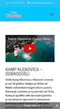 Mobile Screenshot of camp-klenovica.com